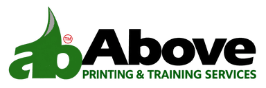 Above Printing and Training Services logo